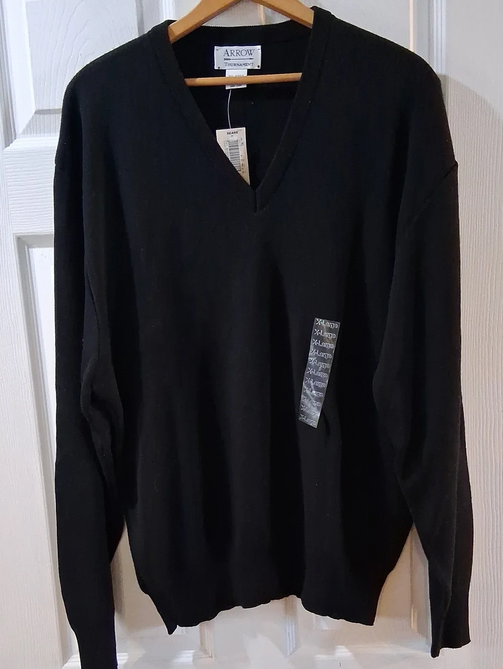 Arrow Black V-Neck Men’s Sweater